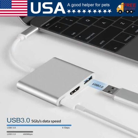 RVC-HI8KPD USB-C > HDMI 2.1 adapter, 8K/60Hz, PD 100W RVC-HI8KPD USB-C > HDMI 2.1 adapter, 8K/60Hz, PD 100W