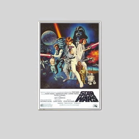 STAR W.A.R.S - A NEW HOPE MOVIE POSTER - CLASSIC VINTAGE 5025 Size 24''x36'' The Golden Shop