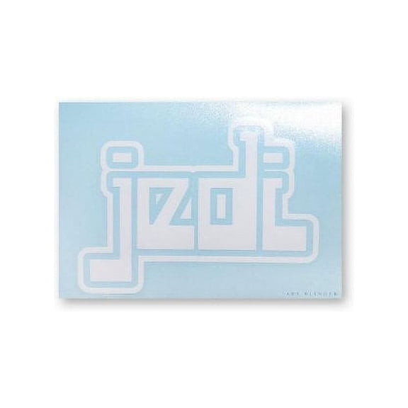 STAR WAR Jedi Rub-On STICKER Disney Officially Licensed Movie & TV Artwork, 4.5" x 6.5" Long Lasting STICKER - WHITE