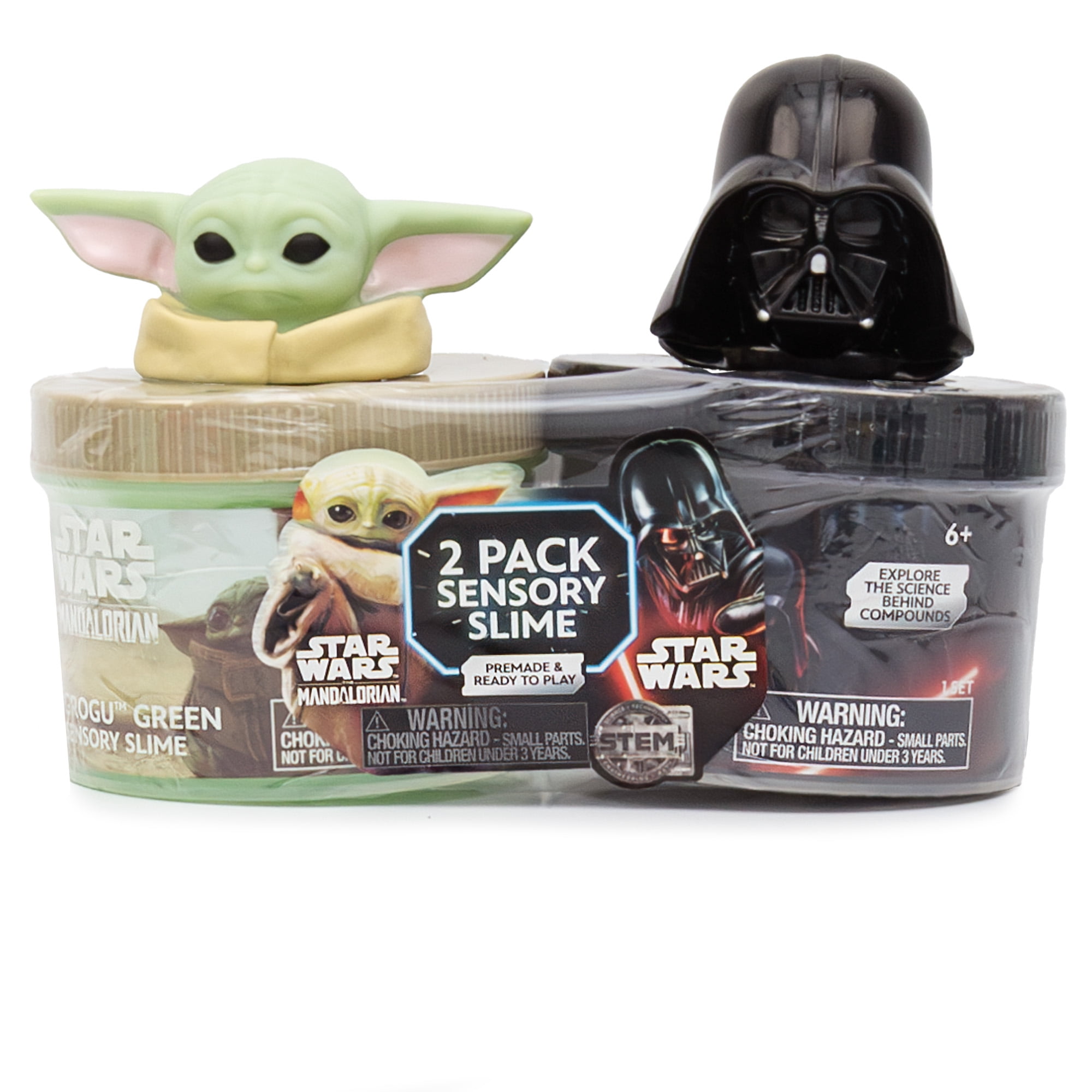 STAR WARS™ 2Pack Sensory Slime, Grogu & Darth Vader  (图1) STAR WARS™ 2Pack Sensory Slime, Grogu & Darth Vader  (图1)