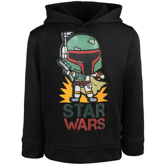 STAR WARS Boba Fett Fleece Pullover Hoodie Little Kid to Big