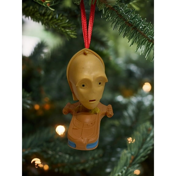 STAR WARS C3PO BOBBLE HEAD Ornament Figure Figurine 3 Charm Dangler Great Gift