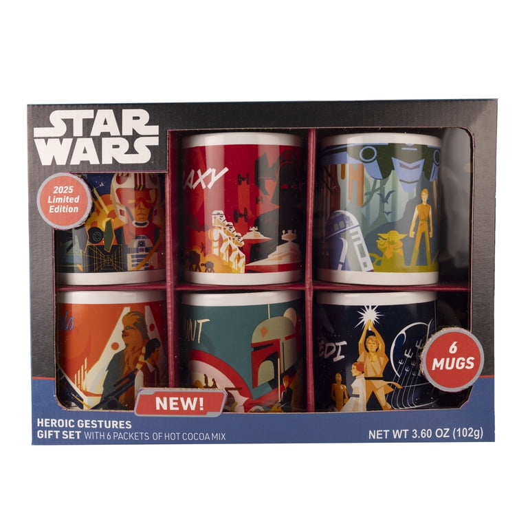 Star Wars Classic Heroic Gestures 6 Mug Set with Cocoa - Walmart.com