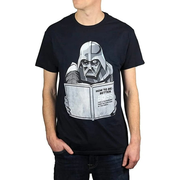 STAR WARS Darth Vader Dark Side Empire Improving Vader Funny Humor Pun Adult Men s Graphic Tee T Shirt Black
