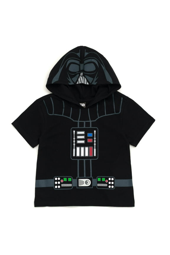 Darth Vader Hooded Matching Family Cosplay T-Shirt Toddler to Big Kid