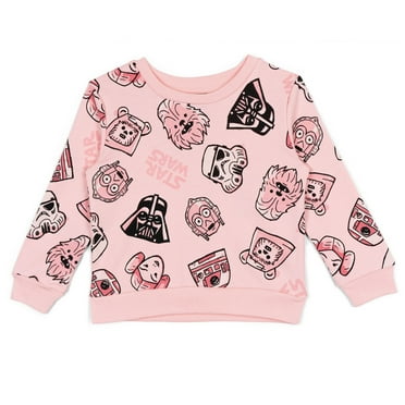 STAR WARS Darth Vader R2-D2 Chewbacca French Terry Sweatshirt Toddler to Big Kid