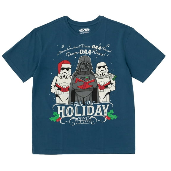 STAR WARS Darth Vader Stormtrooper Christmas T-Shirt Adult