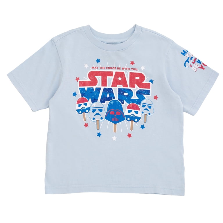 STAR WARS Darth Vader Stormtrooper July 4th T-Shirt Toddler to Big