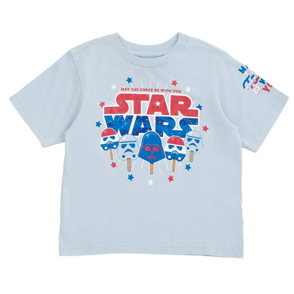 STAR WARS Darth Vader Stormtrooper July 4th T-Shirt Toddler to Big Kid