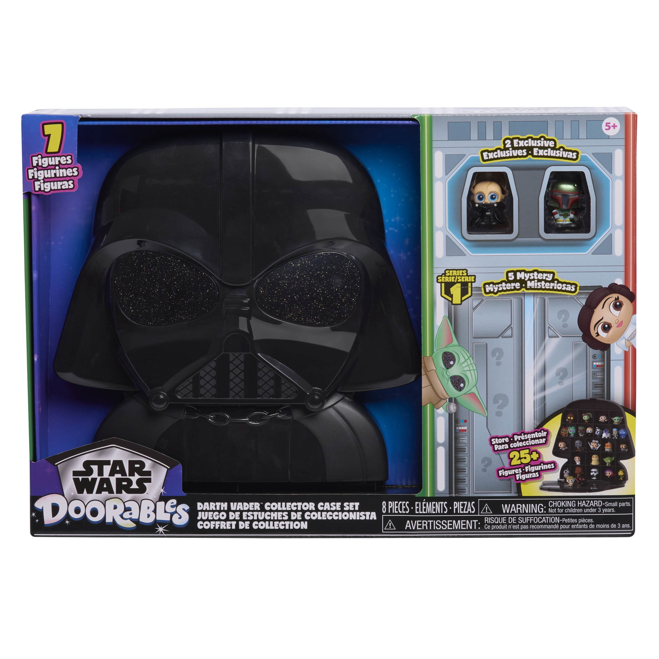 STAR WARS Doorables Darth Vader Collector Case Set, Collectible Figures, Kids Toys for Ages 5 Up by Just Play, Kids Toys for Ages 5 Up