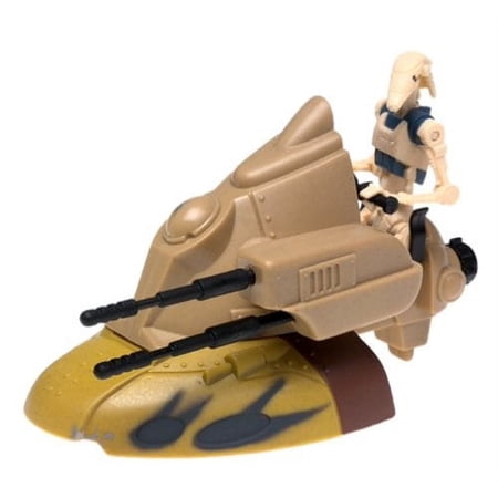 STAR WARS EPISODE I " ARMORED SCOUT TANK w/ BATTLE DROID "