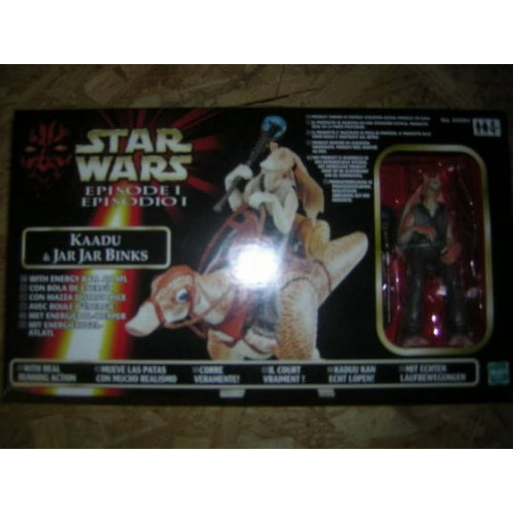 STAR WARS Episode I Eopie & Qui-Gon Jinn Figure