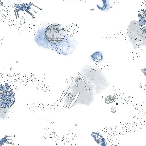 STAR WARS Good Night Galaxy Peel & Stick Wallpaper