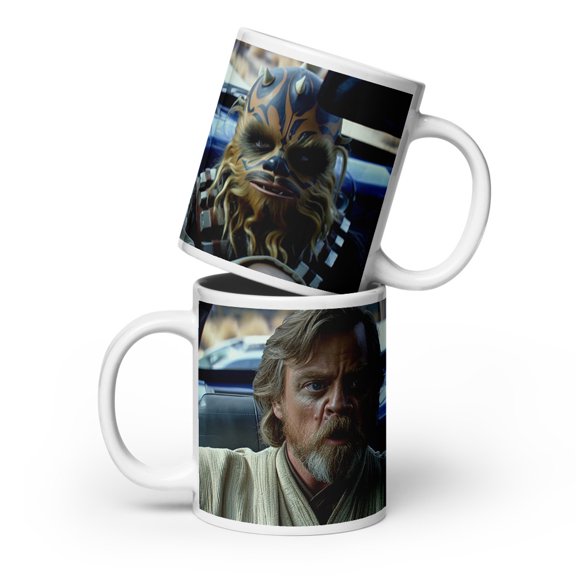 STAR WARS INSPIRED - White glossy mug (20 oz)