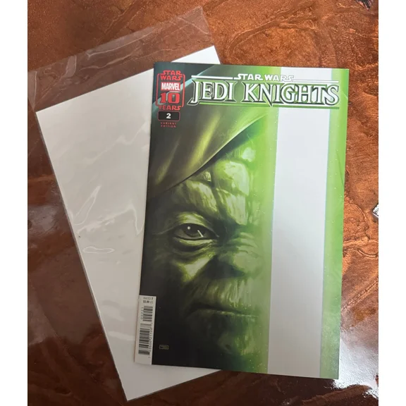 STAR WARS: JEDI KNIGHTS #2 TAURIN CLARKE LIGHTSABER VARIANT with Bag & Board