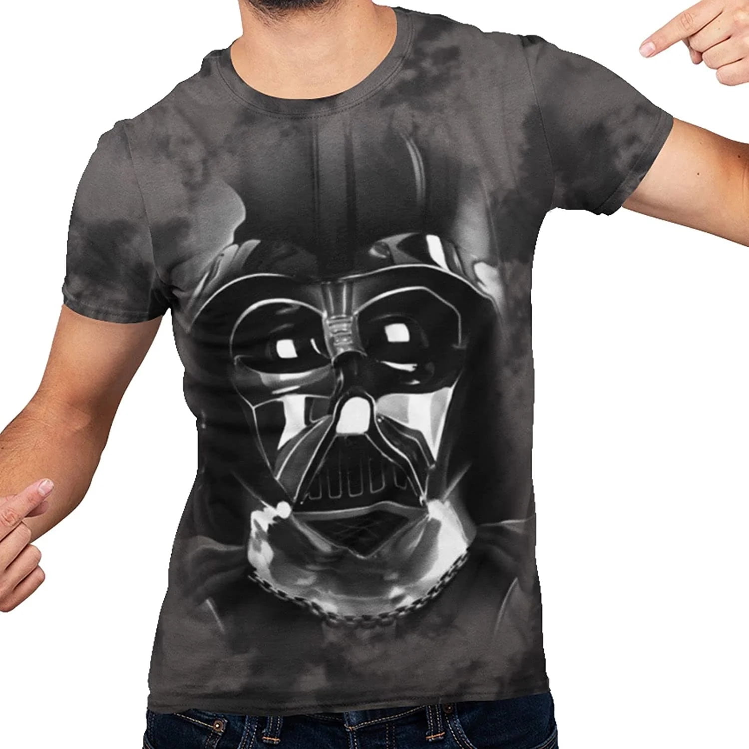 darth vader tie dye shirt