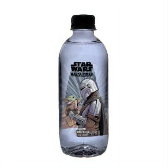 Star Wars Mandalorian PET Spring Water Bottle, Bottled Water, 12 x 12 oz