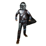 Star Wars Mandalorian Boys Costume – Padded Suit with Mask & Cape Size M (8)