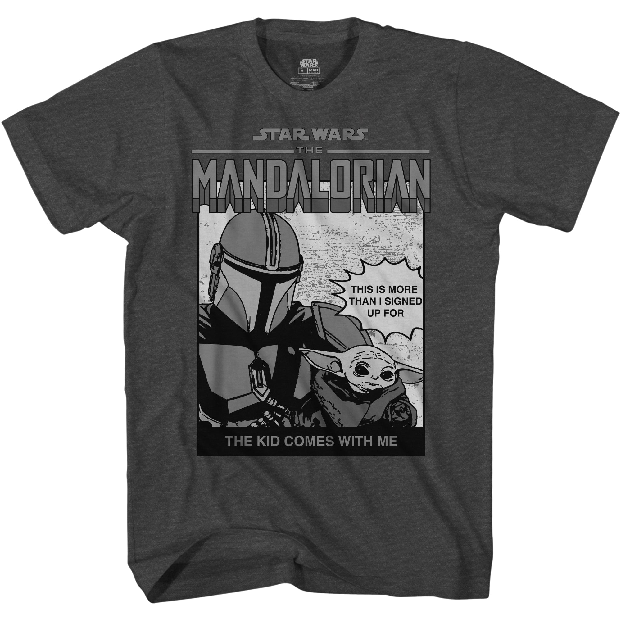 The Mandalorian Child Trio T-Shirt Adult The Mandalorian Child Trio T-Shirt Adult