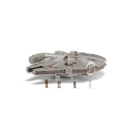 STAR WARS Micro Galaxy Squadron Assault Class Millennium Falcon - 7-Inch Vehicle with 1-Inch Ha