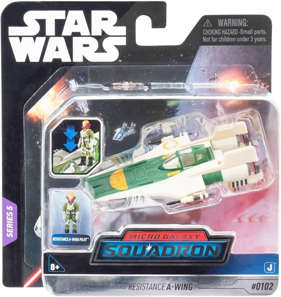 スターウォーズ マイクロギャラクシー エズラ A-Wing STAR WARS Micro Galaxy Squadron Resistance A-wing- 3 inch Vehicle
