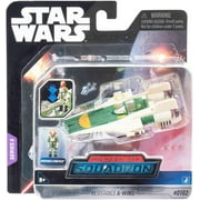 STAR WARS Micro Galaxy Squadron Resistance A-wing- 3 inch Vehicle with 1 inch Micro Figure Accessory