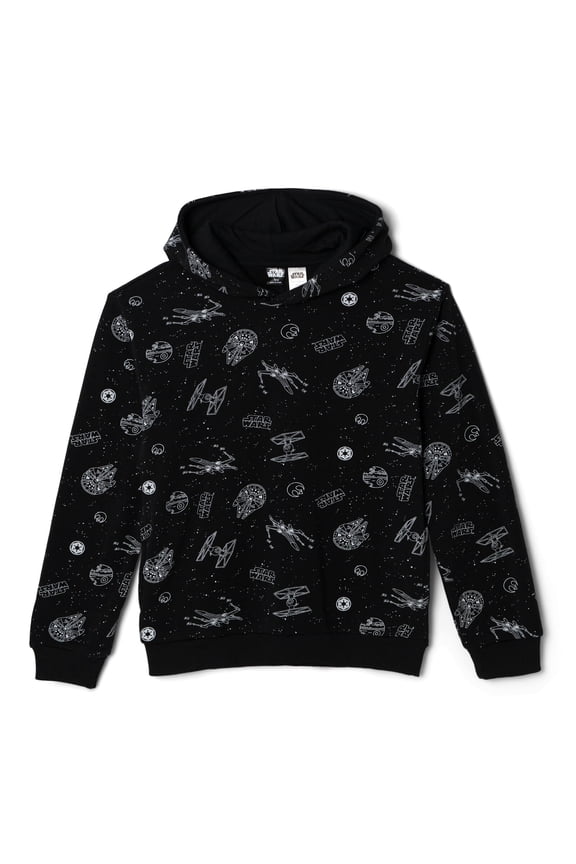 Millennium Falcon TIE Fighter Resistance Fleece Pullover Hoodie Logo Toddler to Big Kid