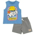 thumbnail image 1 of STAR WARS Millennium Falcon Tank Top and Shorts Outfit Set Toddler to Big Kid, 1 of 5