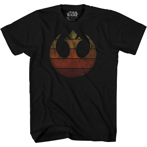 STAR WARS Rebel Alliance Rebellion Symbol Adult Men's T-Shirt (Small)