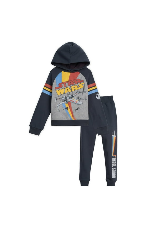 Resistance Fleece Pullover Hoodie and Jogger Pants Outfit Set Little Kid to Big Kid