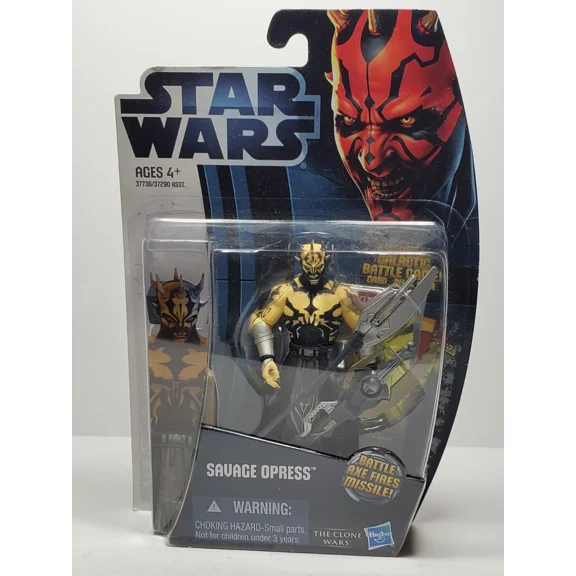 STAR WARS SAVAGE OPRESS THE CLONE WARS ACTION FIGURE 3.75"-- CW3~b16