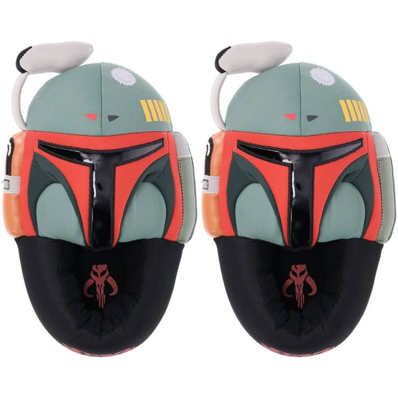 STAR WARS Slippers, Boba Fett Full Body Slipper,Boys size 12-13