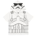 thumbnail image 1 of Star Wars Toddler Boys' Cosplay Hooded T-Shirt Stormtrooper White, 1 of 5