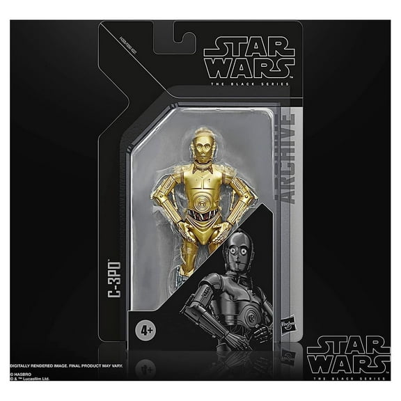 STAR WARS The Black Series Archive C-3PO Toy 6-Inch-Scale A New Hope Collectible Action Figure