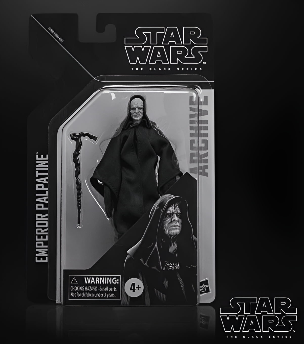 Star Wars Poseable Emperor Palpatine Action Figure - The Black