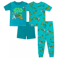 thumbnail image 1 of STAR WARS The Mandalorian Boys' 4-Piece Snug-fit Cotton Pajama Set, size 4t, 1 of 1