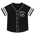 thumbnail image 1 of STAR WARS Women's Baseball Jersey, Button Down Printed Dark Side Star Wars Baseball Shirt Black - XS, 1 of 7