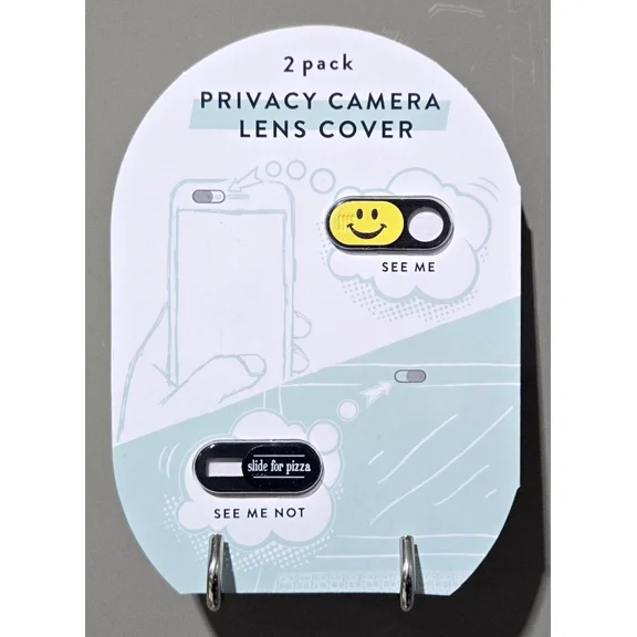 STAR- Webcam Laptop Phone Camera Lens Sliding Cover Super Slim 2 Pack Slide For Pizza