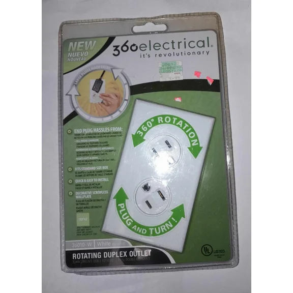 STAR- Woods Storm Guard Electronics Surge Protector # 7461 Max 6000 Volts Brand #White