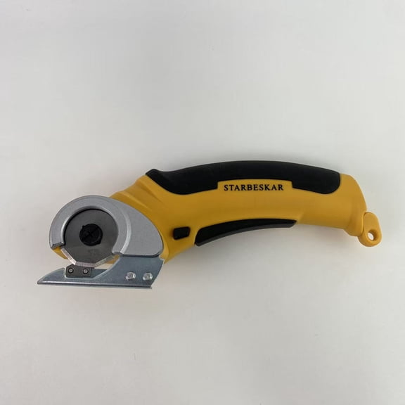 STARBESKAR Shears, electric,Cordless Electric Scissors, Rotary Cutter for Fabric and Cloth, Fabric Cutter for Carpet Leather Felt with Storage Box