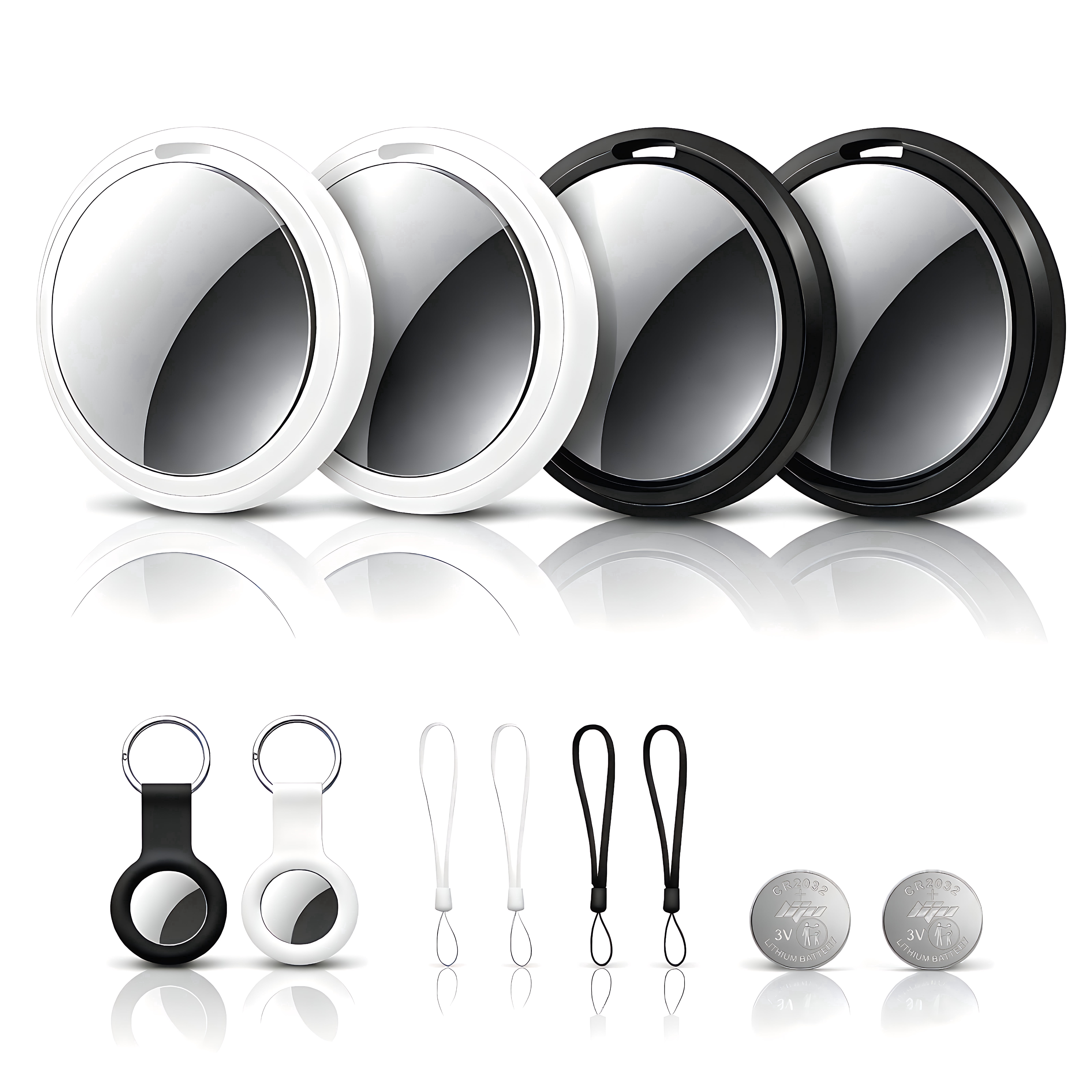 STARBIAO 4 Pack Bluetooth Tracker for Apple Find My, iOS Only, Key ...