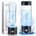 thumbnail image 1 of STARBIAO Hydrogen Water Bottle, 16 Oz Portable Rechargeable Hydrogen Water Generator, SPE & PEM Technology, 2800 PPB in 3 Minutes, Black, 1 of 12