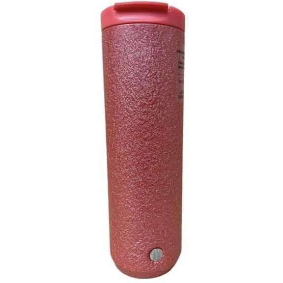 STARBUCKS Coral Glitter Stainless Steel Vacuum-Insulated Tumbler 16 oz Hot Cold Coffee Travel Mug Cup