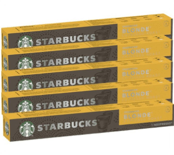 STARBUCKS by Nespresso Espresso Blonde Roast x 50 coffee pods