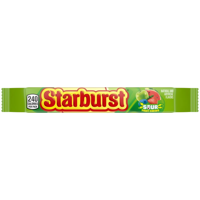 Starburst Sour Fruit Chews Chewy Candy, Share Size - 2.07 oz pack