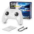 thumbnail image 1 of STARDRONE S8 RC Flight Simulator Controller- 8 Channels FPV Drone Games Remote Controller Support Popular System&Platform- Ideal for Beginner Pilots Professional Training Experience(Mode 2) (White), 1 of 8
