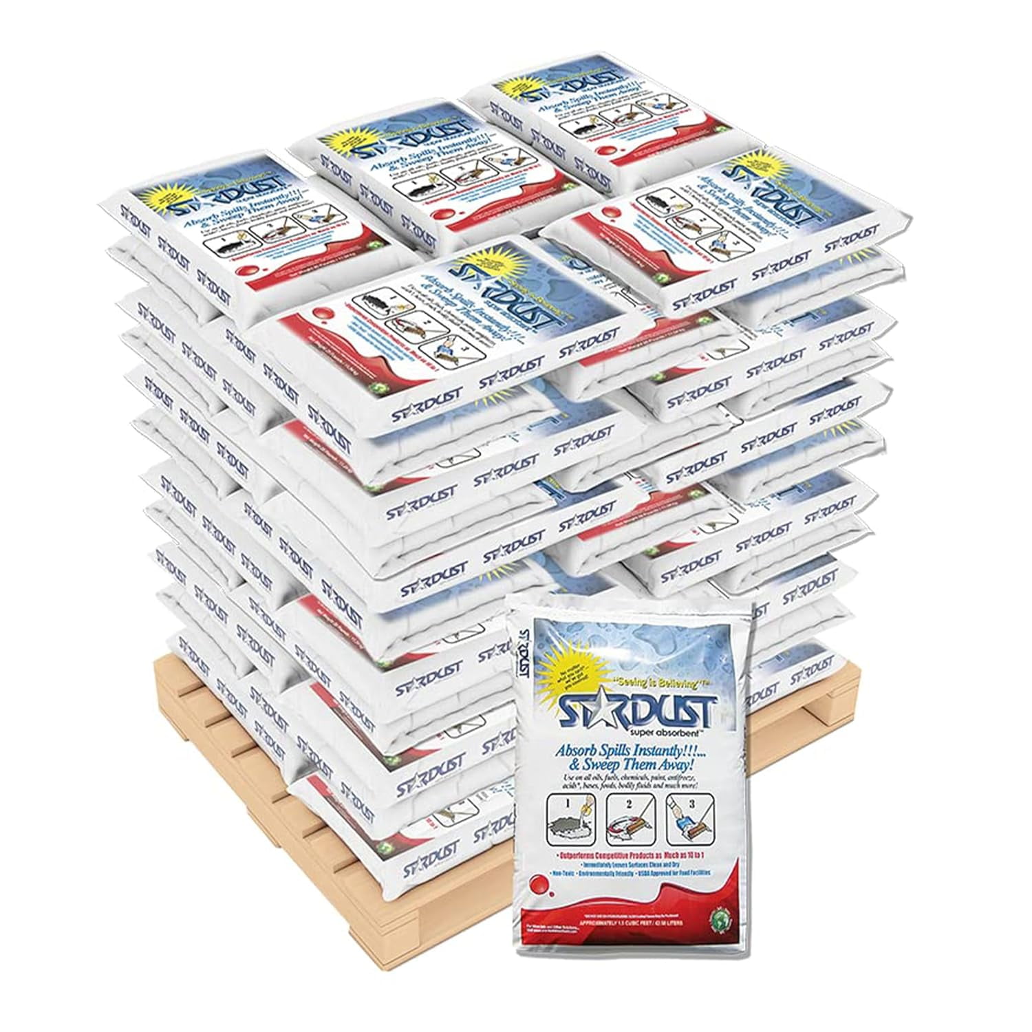 STARDUST Super Absorbent 1.5 cu.ft. Bag - 50 Count - Full Pallet