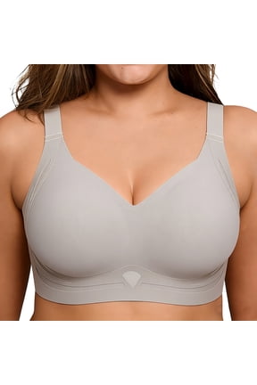 Jelly Bras for Women Plus Size Bras Wireless Bra No Underwire Push Up Seamless Breathable Comforty Bra