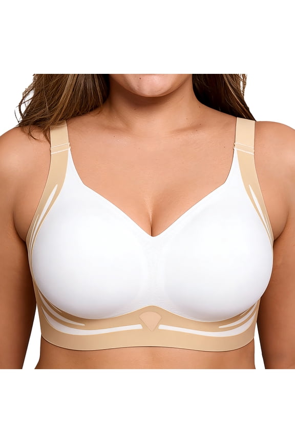 Jelly Bras for Women Plus Size Bras Wireless Bra No Underwire Push Up Seamless Breathable Comforty Bra