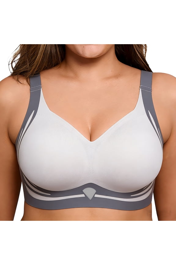 Jelly Bras for Women Plus Size Bras Wireless Bra No Underwire Push Up Seamless Breathable Comforty Bra